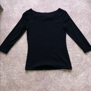 Lauren Ralph Lauren Black Top